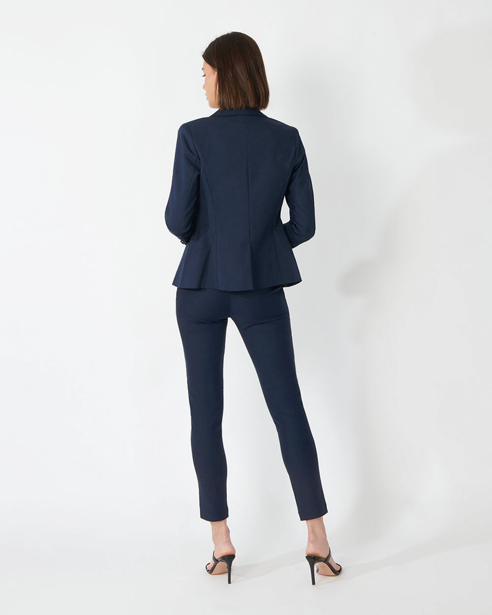 Taylor Suit Jacket in navy — back view