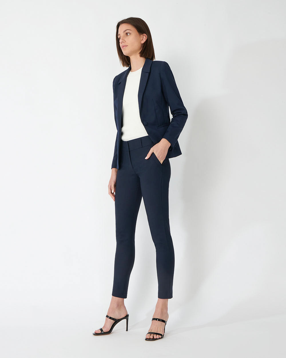 Taylor Suit Jacket in navy — side view