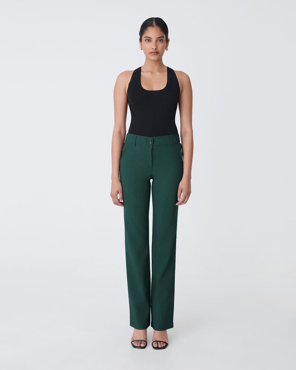 Annalee Classic Pants in green — view 3