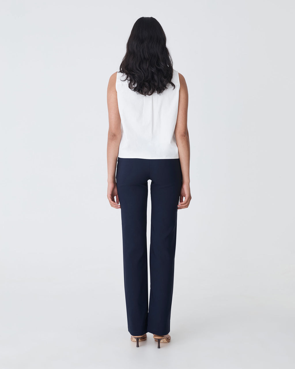 Annalee Classic Pants in navy — back view