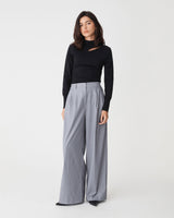 Alice Cut Out Knit in black — full-length view