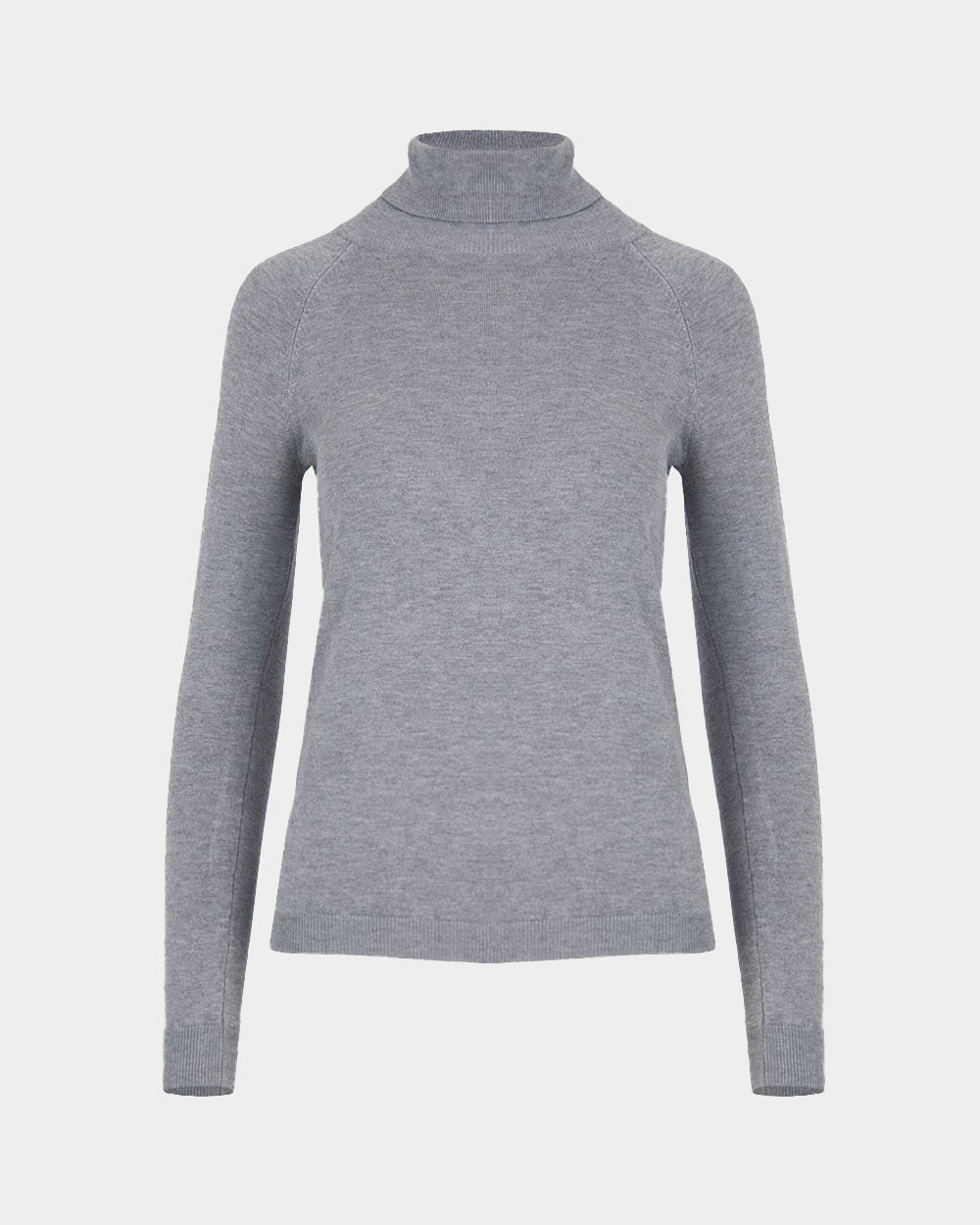 Clarisse Turtleneck Sweater in grey — product-only view