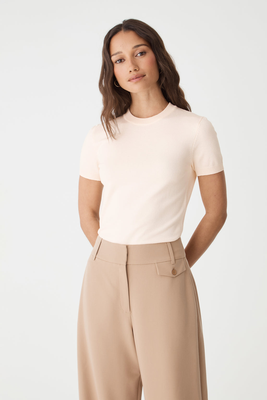 Catherine Short Sleeve Knit