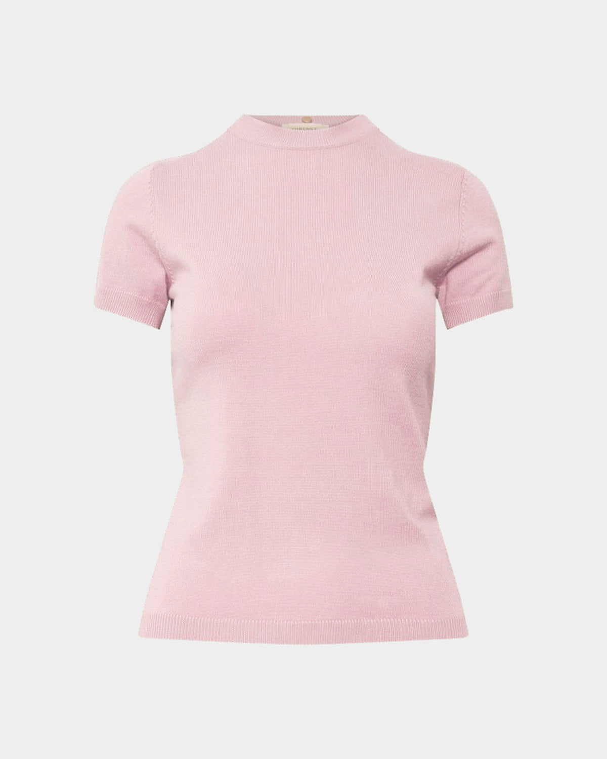 Catherine Short Sleeve Knit in blush pink — product-only view
