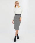 Kina Zig Zag Knit Skirt