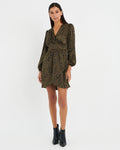 Marion Printed Crossover Dress