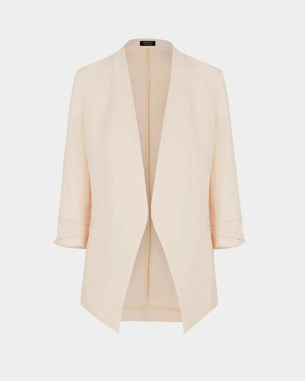 Carter 2 Collarless Blazer in ecru — product-only view