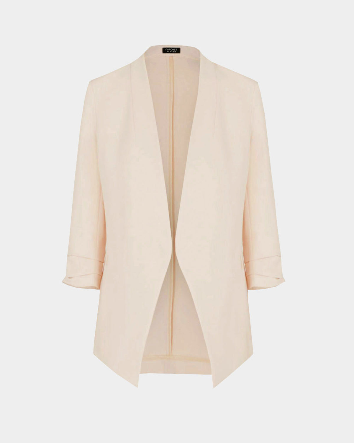 Carter 2 Collarless Blazer in ecru — product-only view