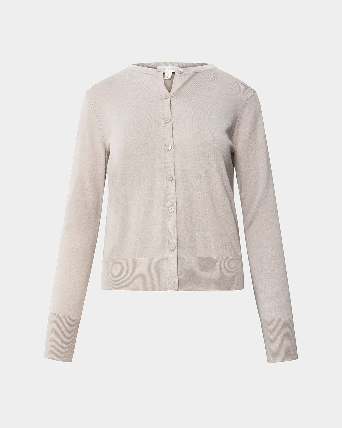 Joyce Knit Cardigan in beige — product-only view
