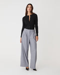 Joyce Knit Cardigan in black — full-length view
