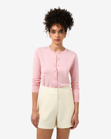 Joyce Knit Cardigan in blossom — close-up view