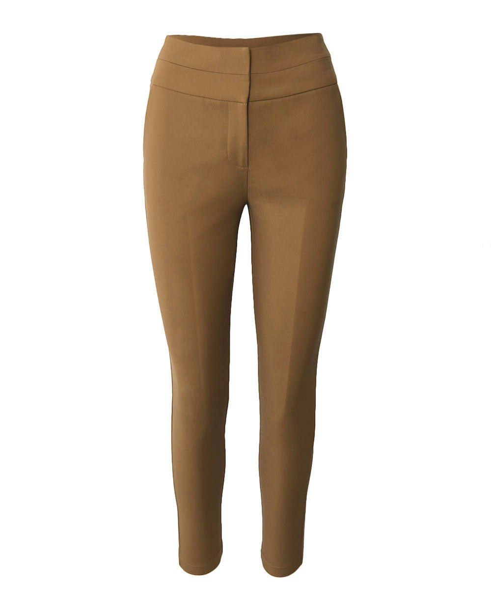 Myah Double Waistband Pants in nutmeg — product-only view