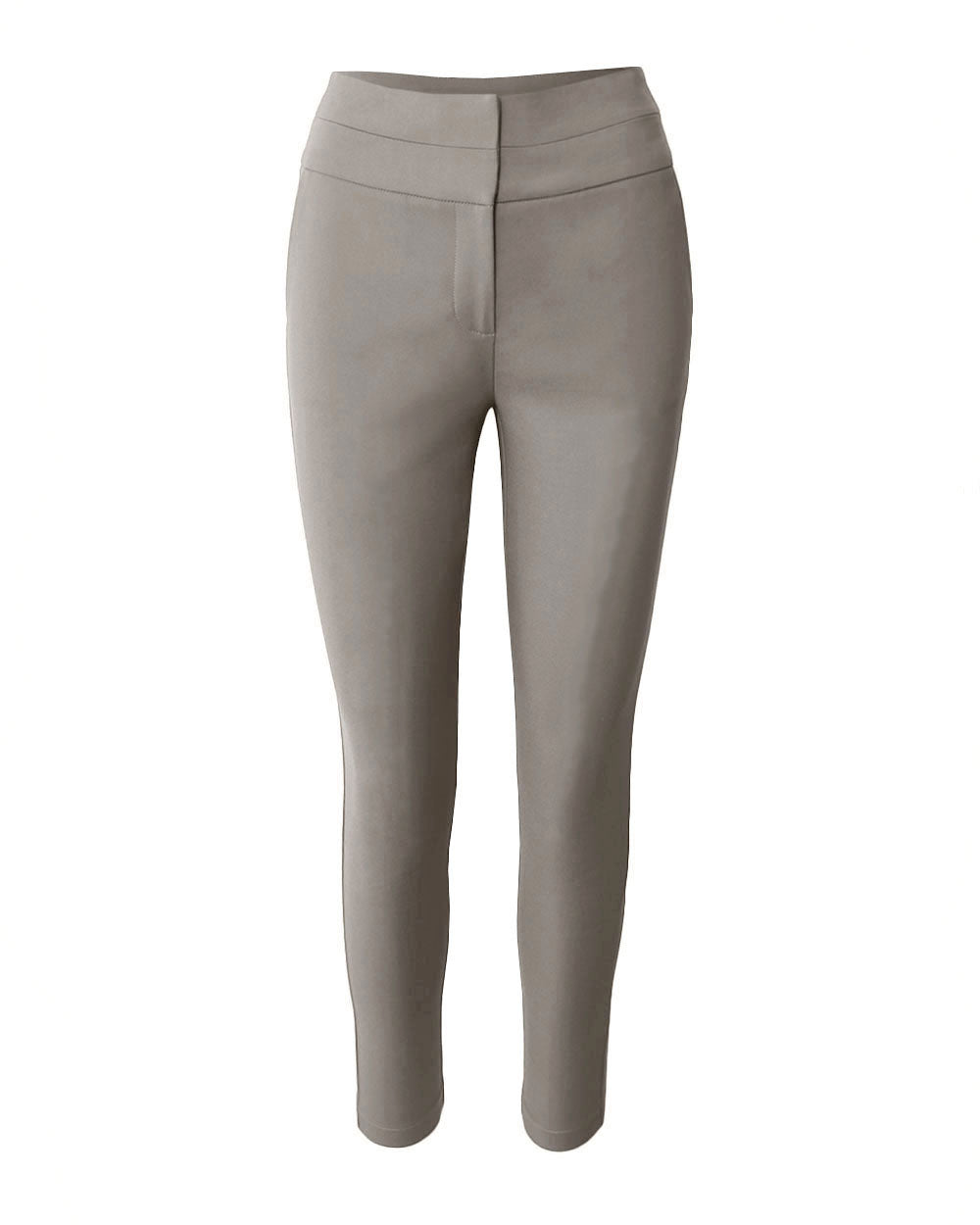 Myah Double Waistband Pants in stone — product-only view