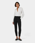 Charlie Pants in black — full-length view