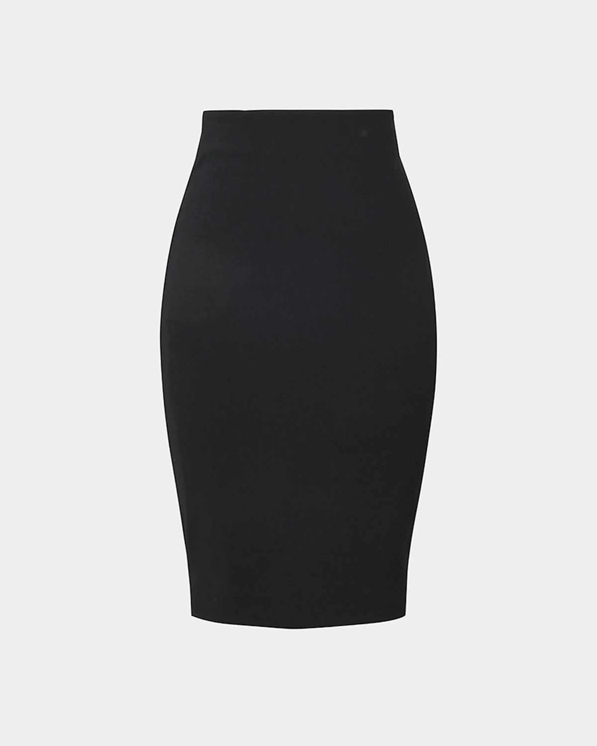 Jayden Zipper Pencil Skirt in black — product-only view
