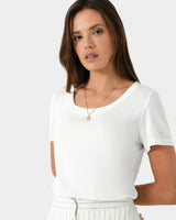 Hanna Scoop Modal Tee