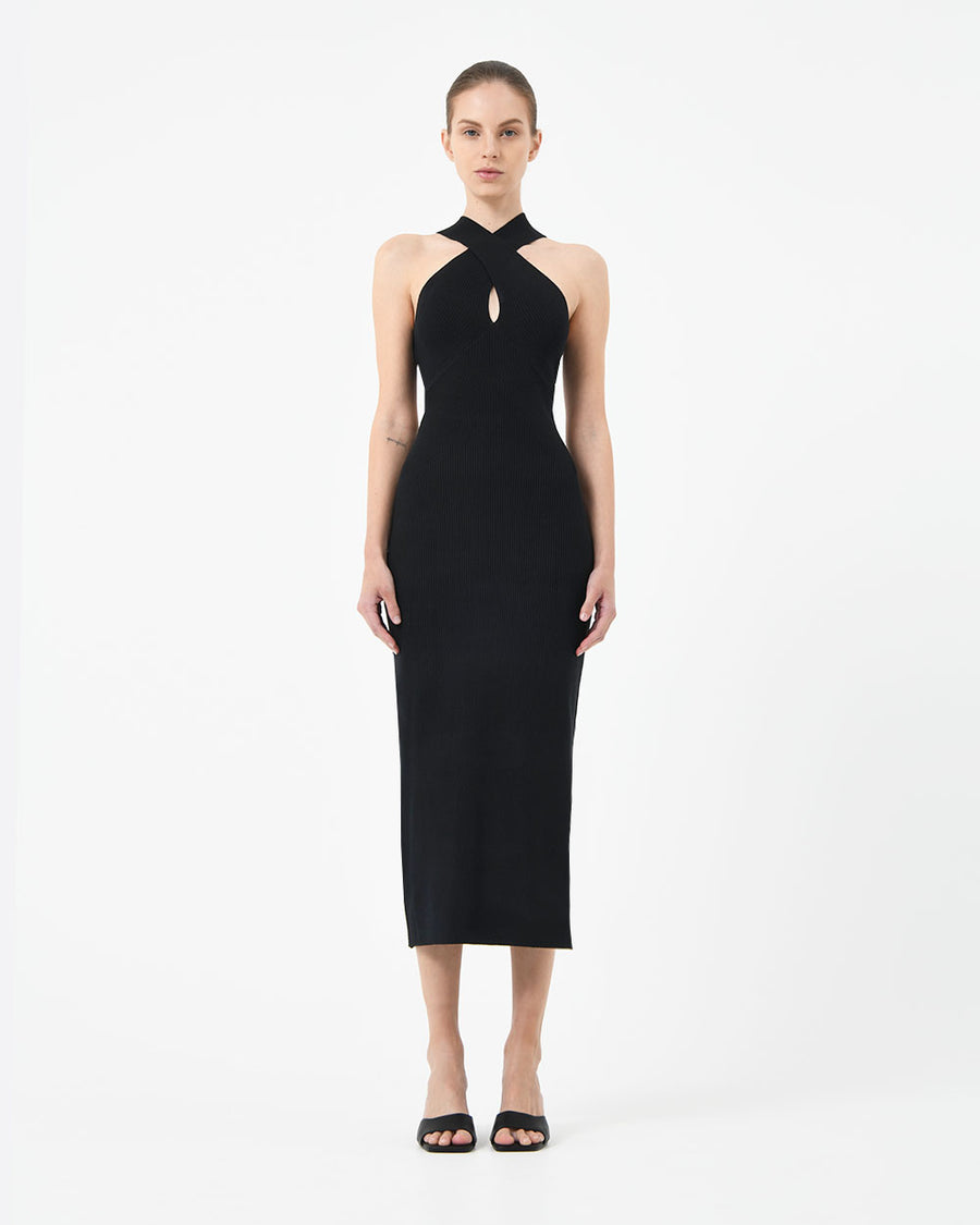 Beatrix Criss-Cross Neck Dress