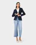 Lauren Single Breasted Jacket in midnight — full-length view