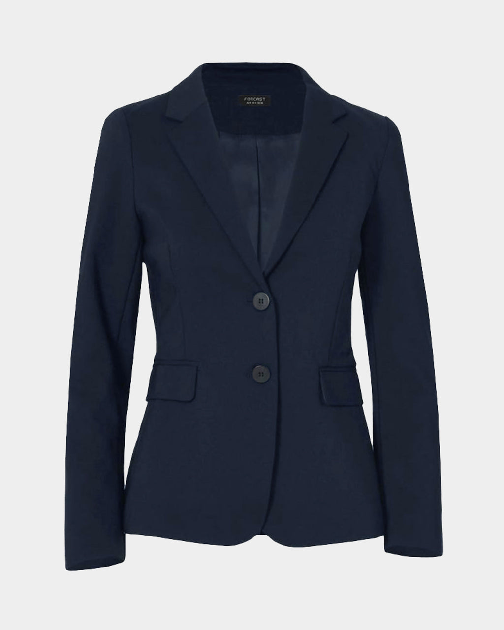 Lauren Single Breasted Jacket in navy — product-only view
