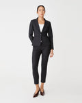 Safira Suit Jacket in black — full-length view