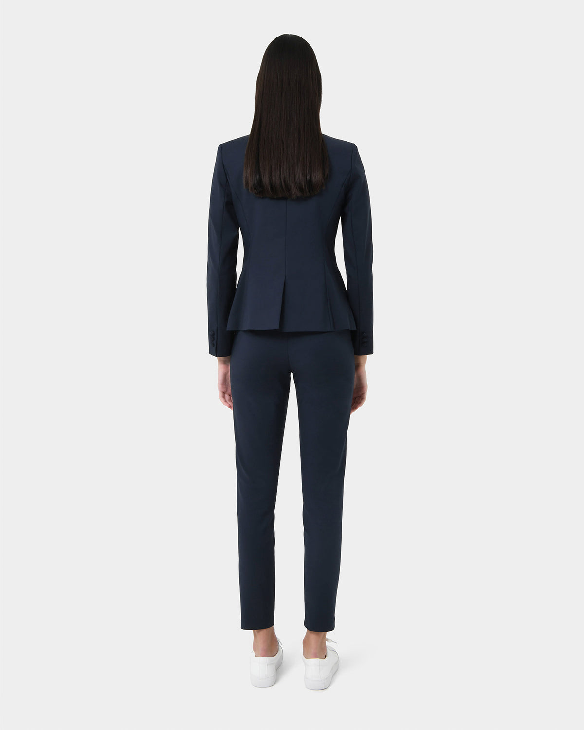 Taylor 2 Suit Jacket in navy — back view