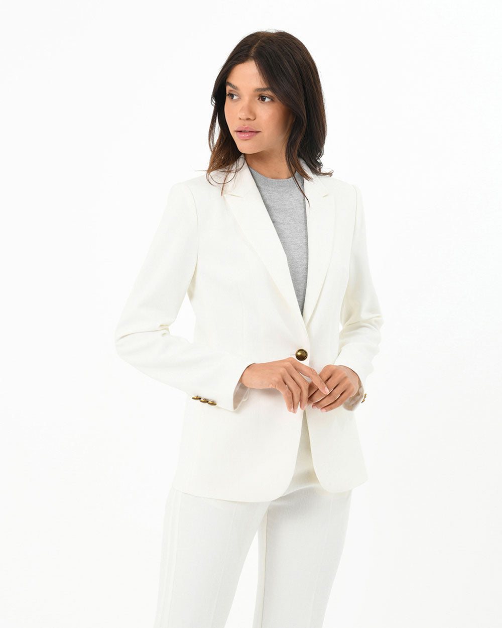 Ester Lapel Single Blazer