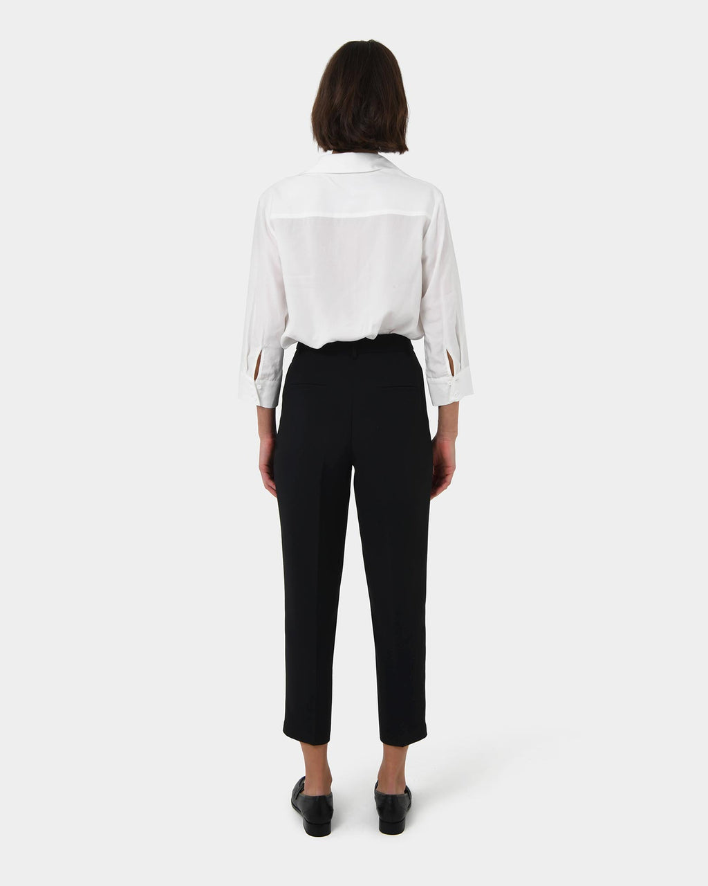 Carter 2 Slim Pants in black — back view