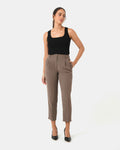Carter 2 Slim Pants in sepia — full-length view