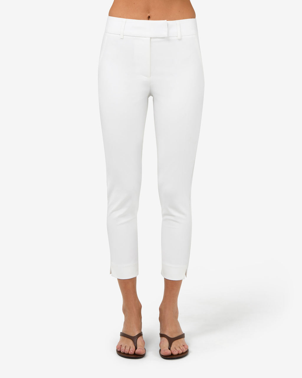 Josie 2 Cropped Pants in ivory — view 2