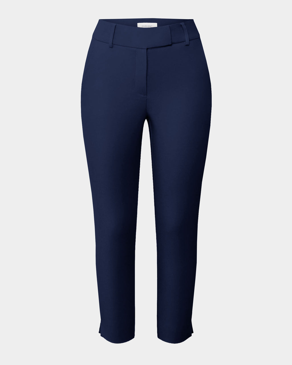 Josie 2 Cropped Notch Pants in navy — product-only view
