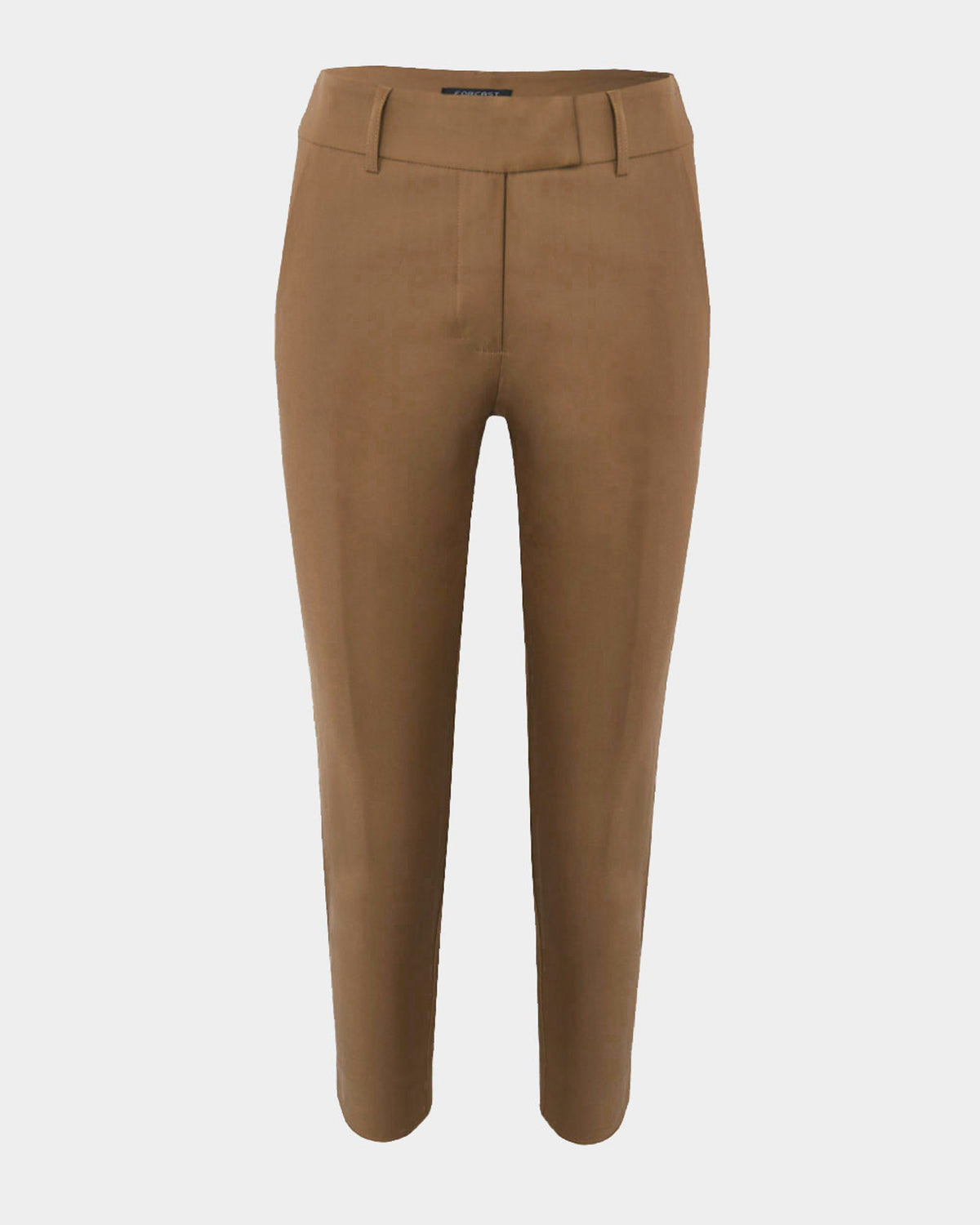 Josie 2 Cropped Notch Pants in nutmeg — product-only view