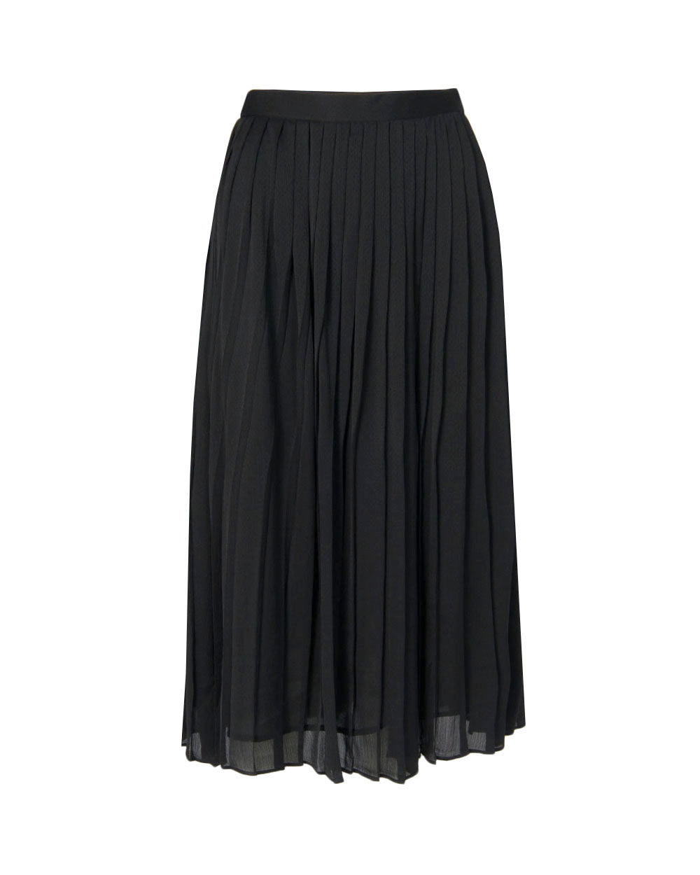 Rosy Pleated Skirt in black — product-only view