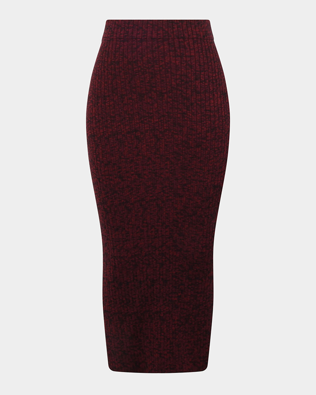 Cienna Knit Skirt in ruby — product-only view