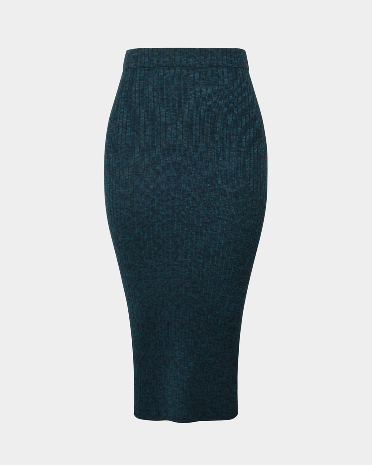 Cienna Knit Skirt in teal — product-only view