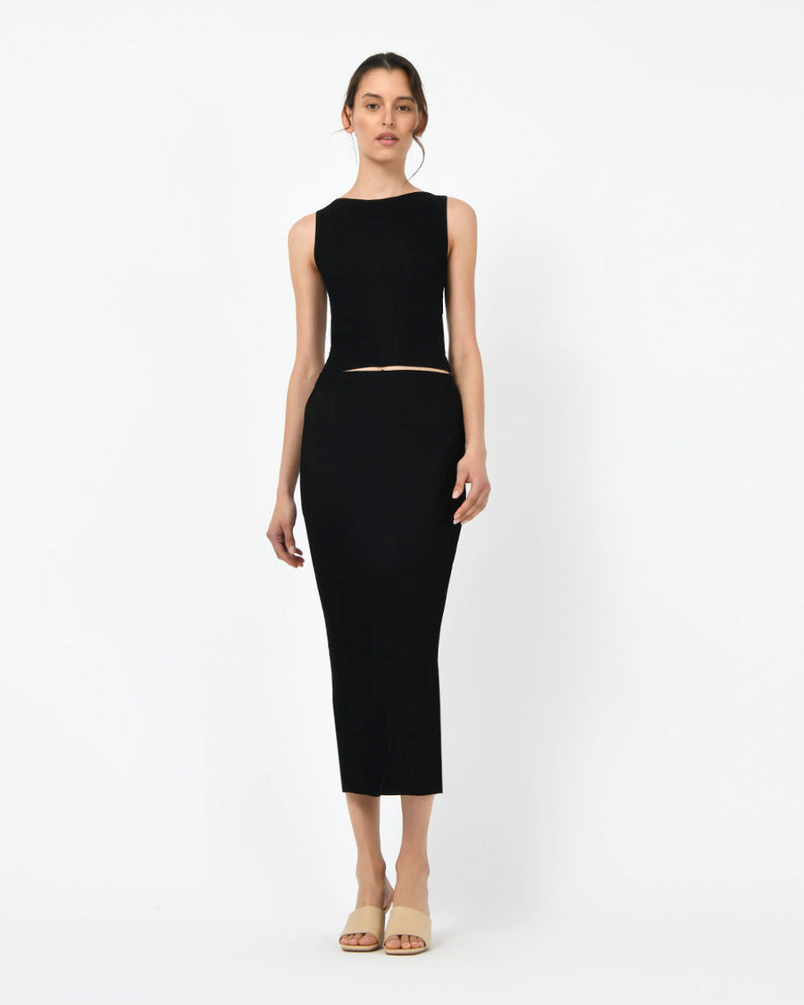 Royce Midi Knit Skirt