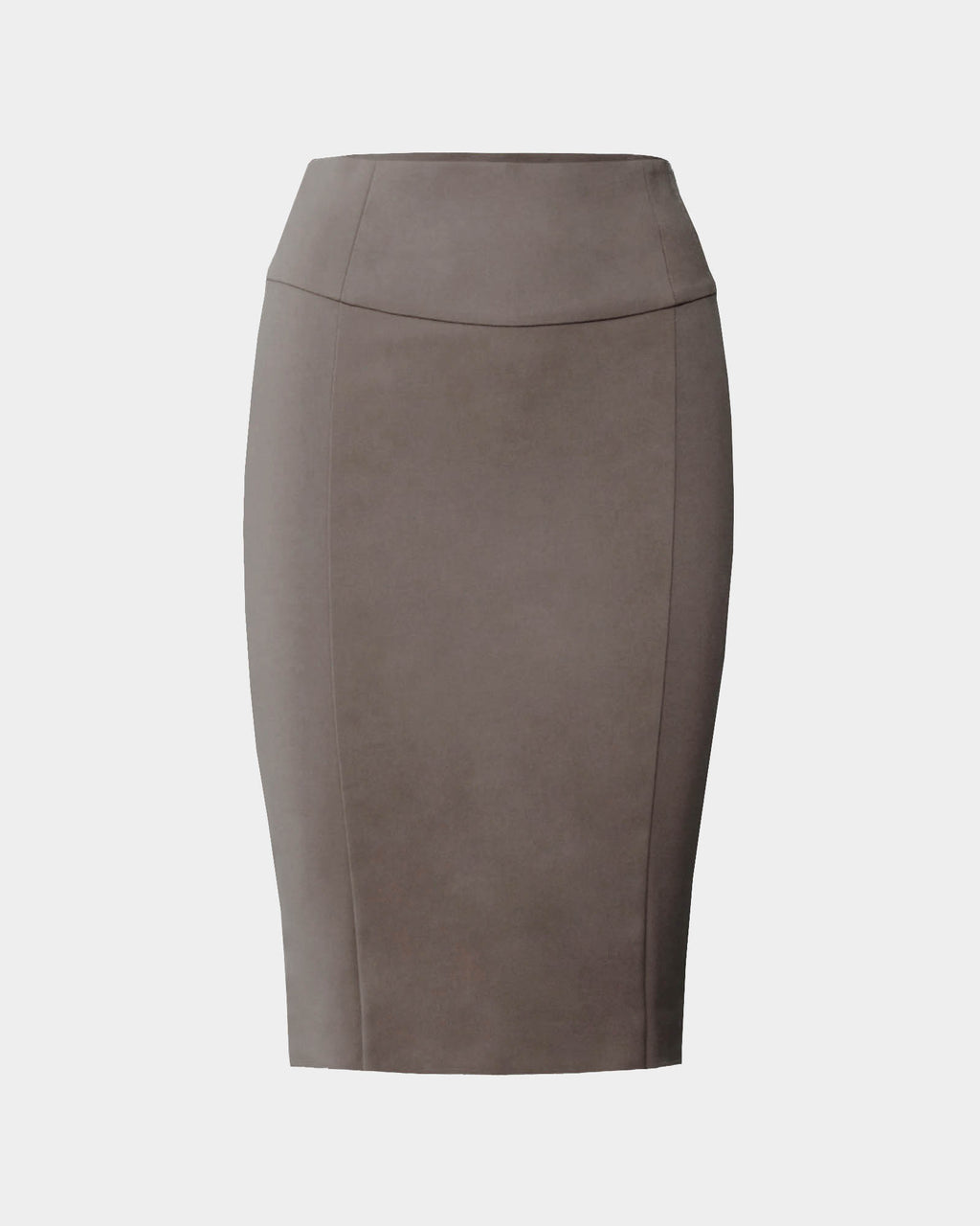 Safira Pencil Skirt in walnut — product-only view