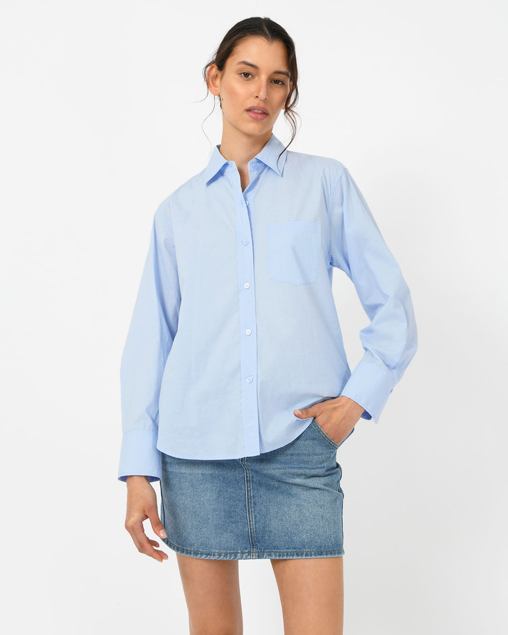 Dallas Oversized Cotton Blouse — view 2