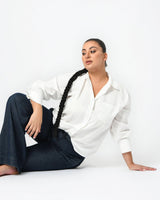 Dallas Oversized Cotton Blouse — view 1