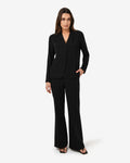 Lilian 2 Long Sleeve Blouse in black — full-length view