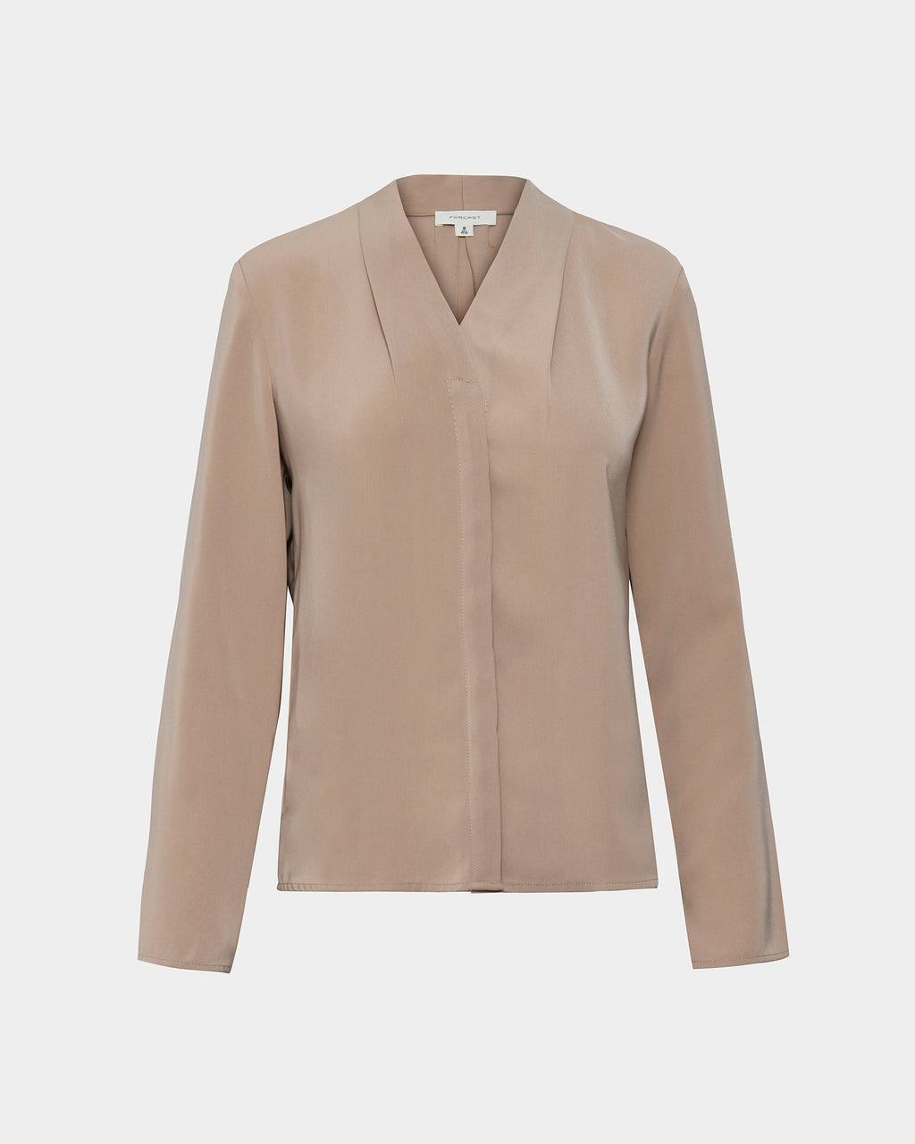 Lilian 2 Long Sleeve Blouse in sand beige — product-only view
