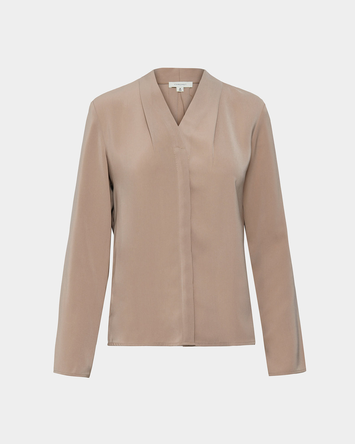 Lilian 2 Long Sleeve Blouse in sand beige — product-only view