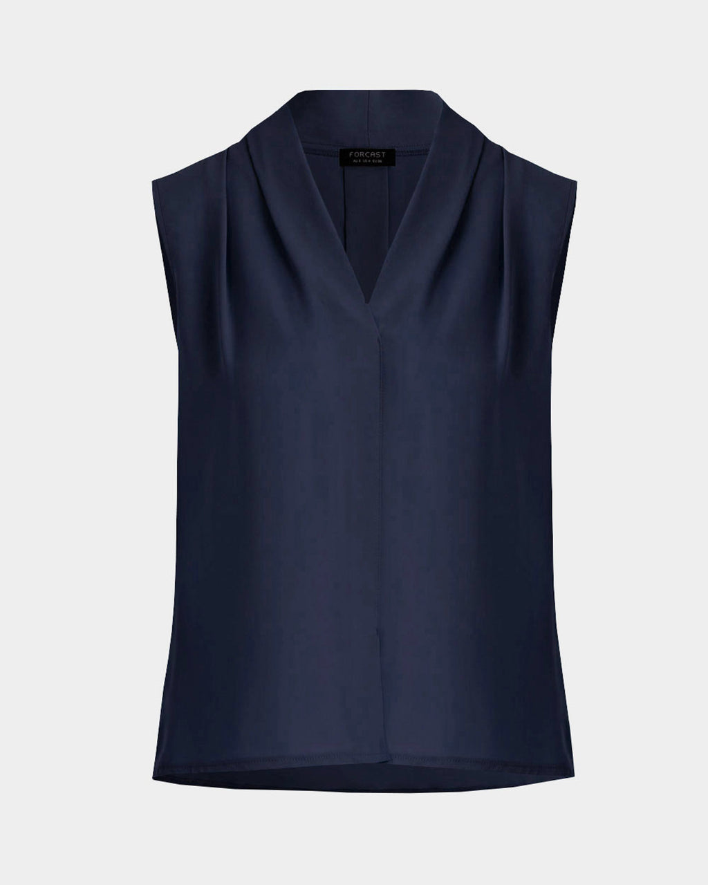 Alivia 2 V-Neck Top in navy — product-only view