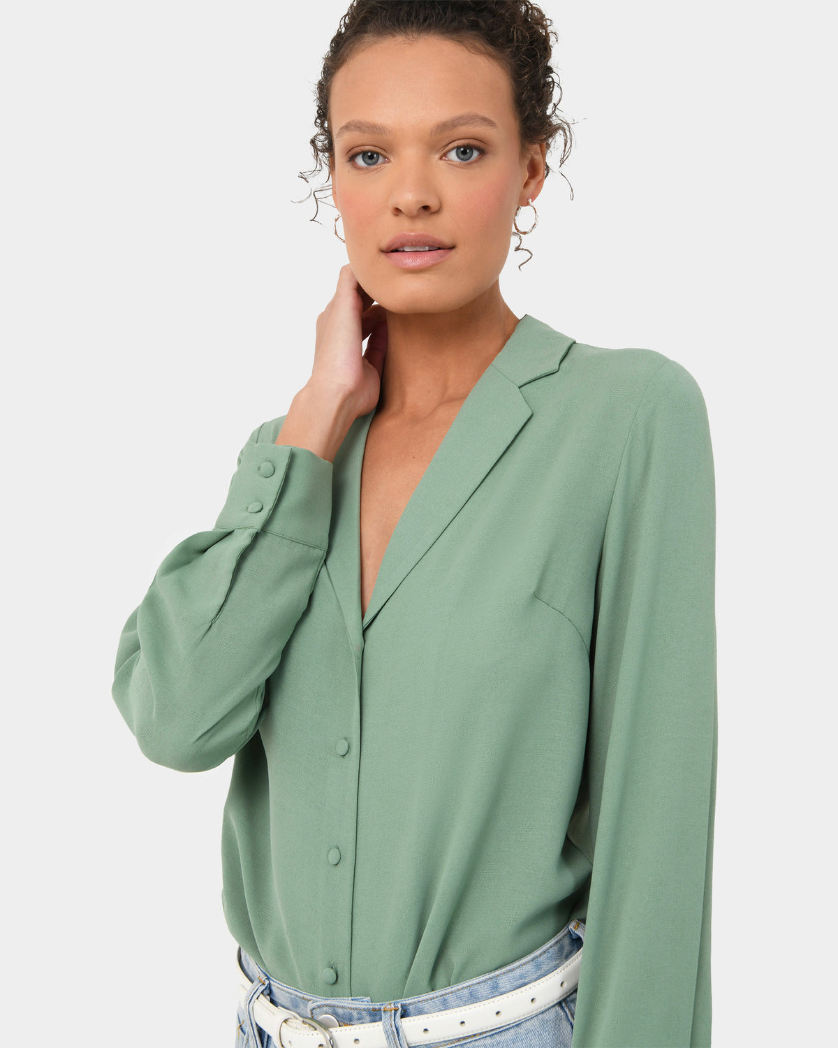 Elaine Buttoned Blouse