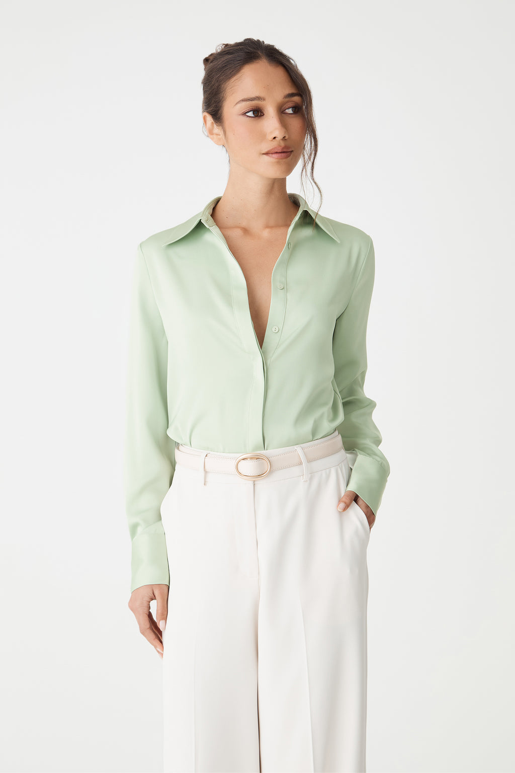 Mae Satin Shirt