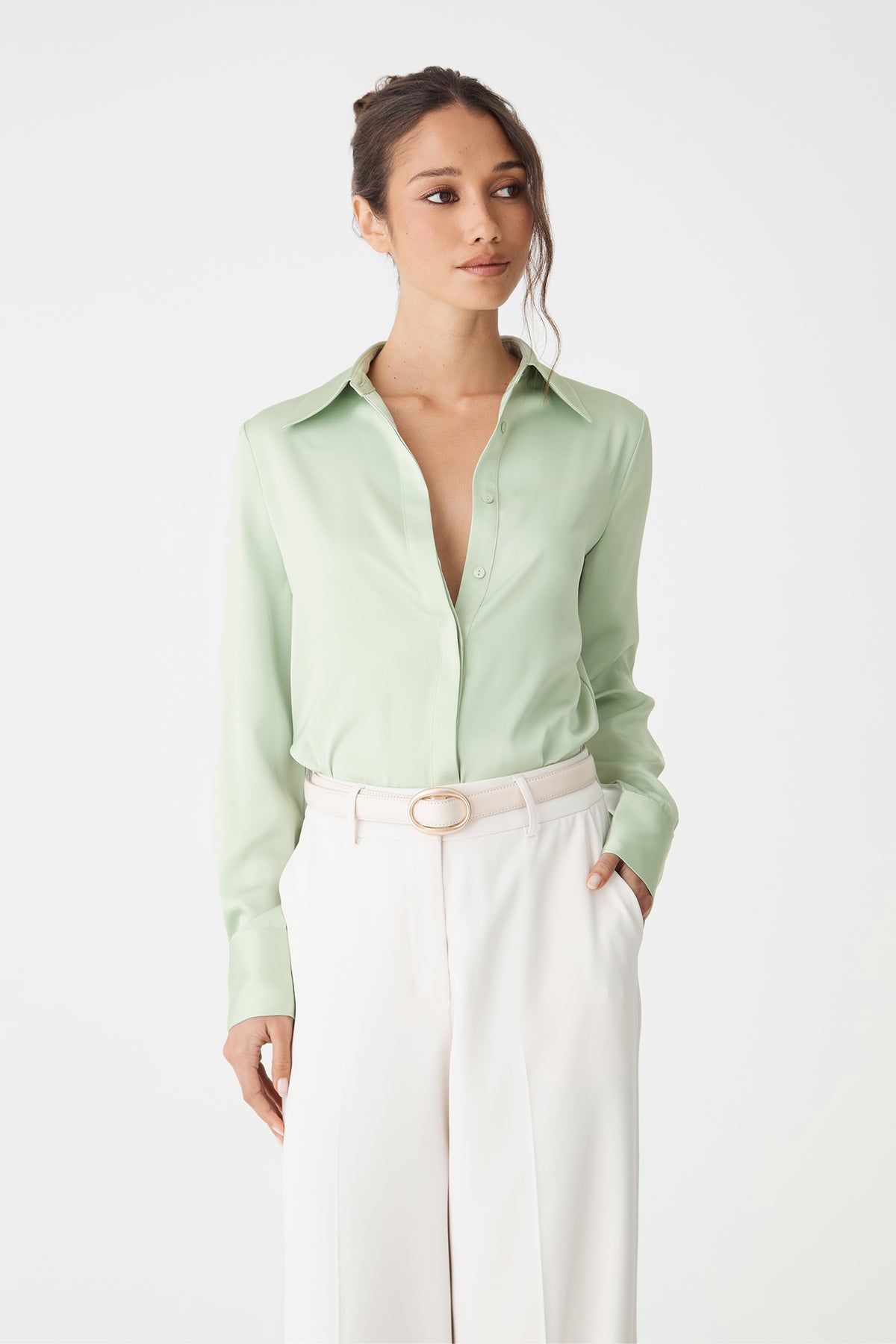 Mae Satin Shirt