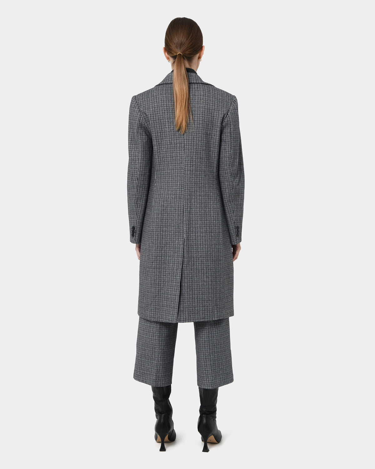 Maxine Check Coat
