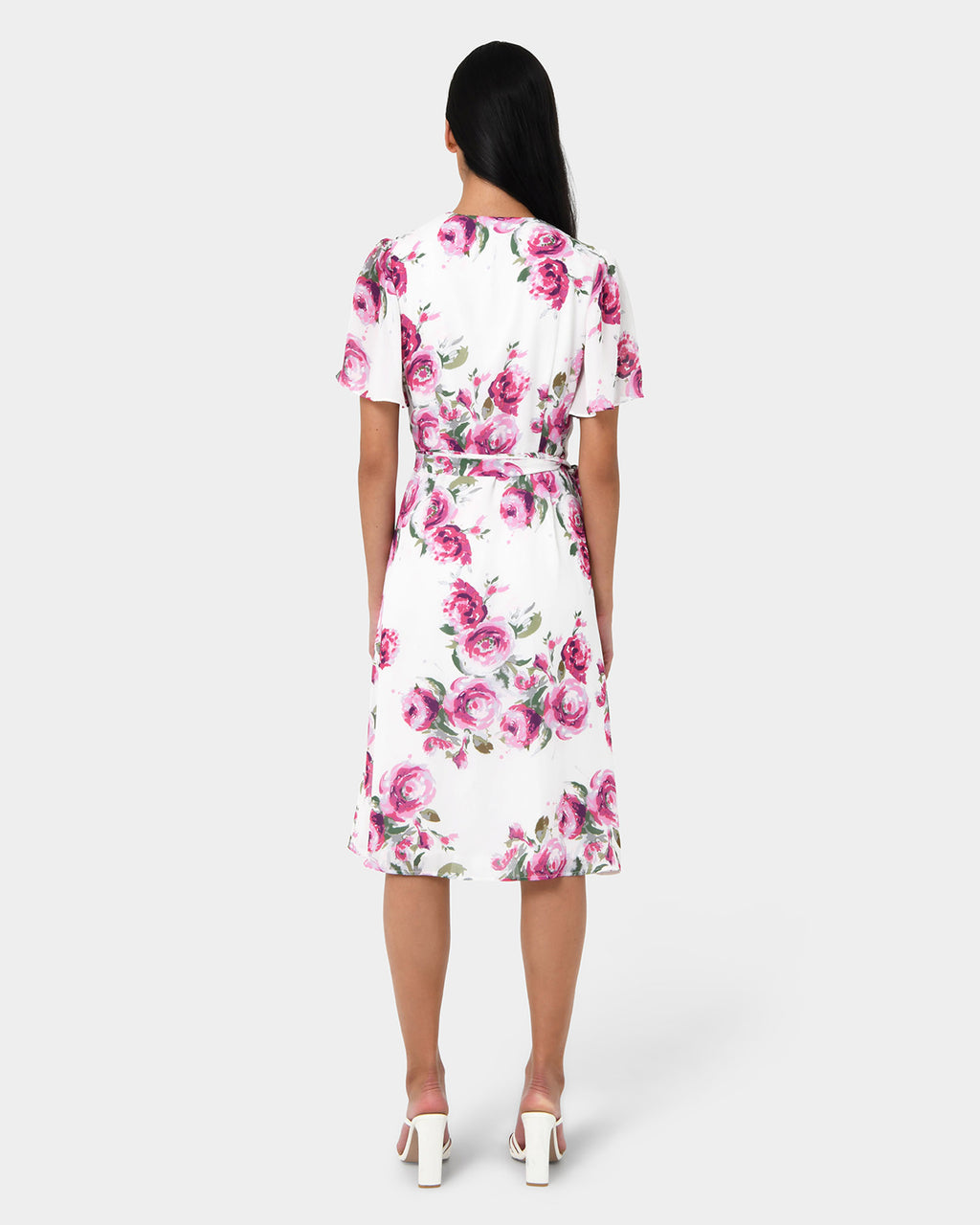 Andrea Floral Wrap Dress