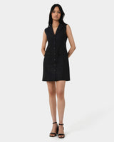 Valeria Buttoned Linen Dress — view 1