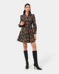 Lela Printed Shirt Dress