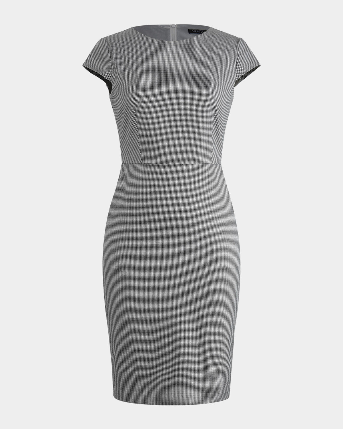 Rein Houndstooth Sheath Dress in multi — product-only view